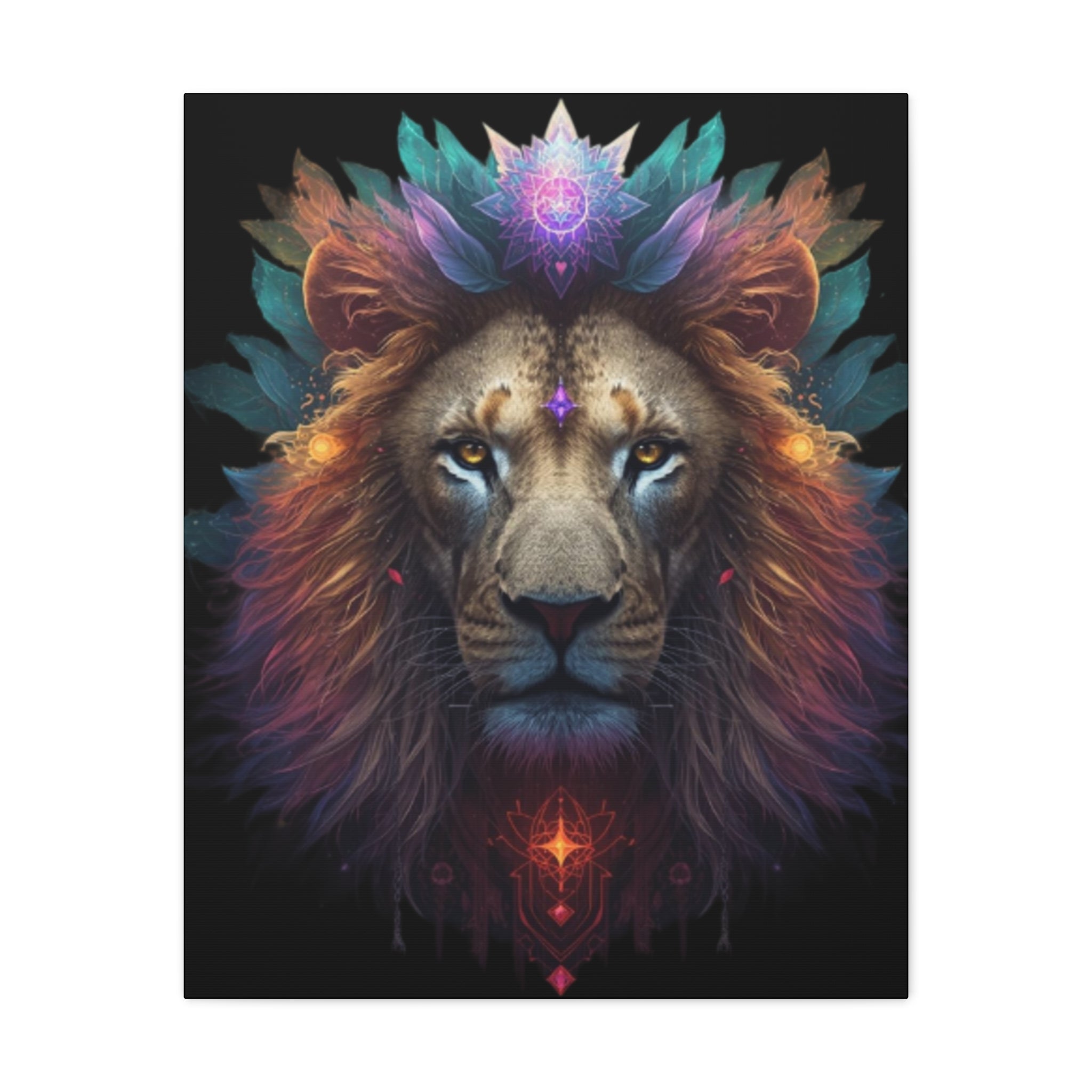 Canvas Art Lion Lightcode Activations