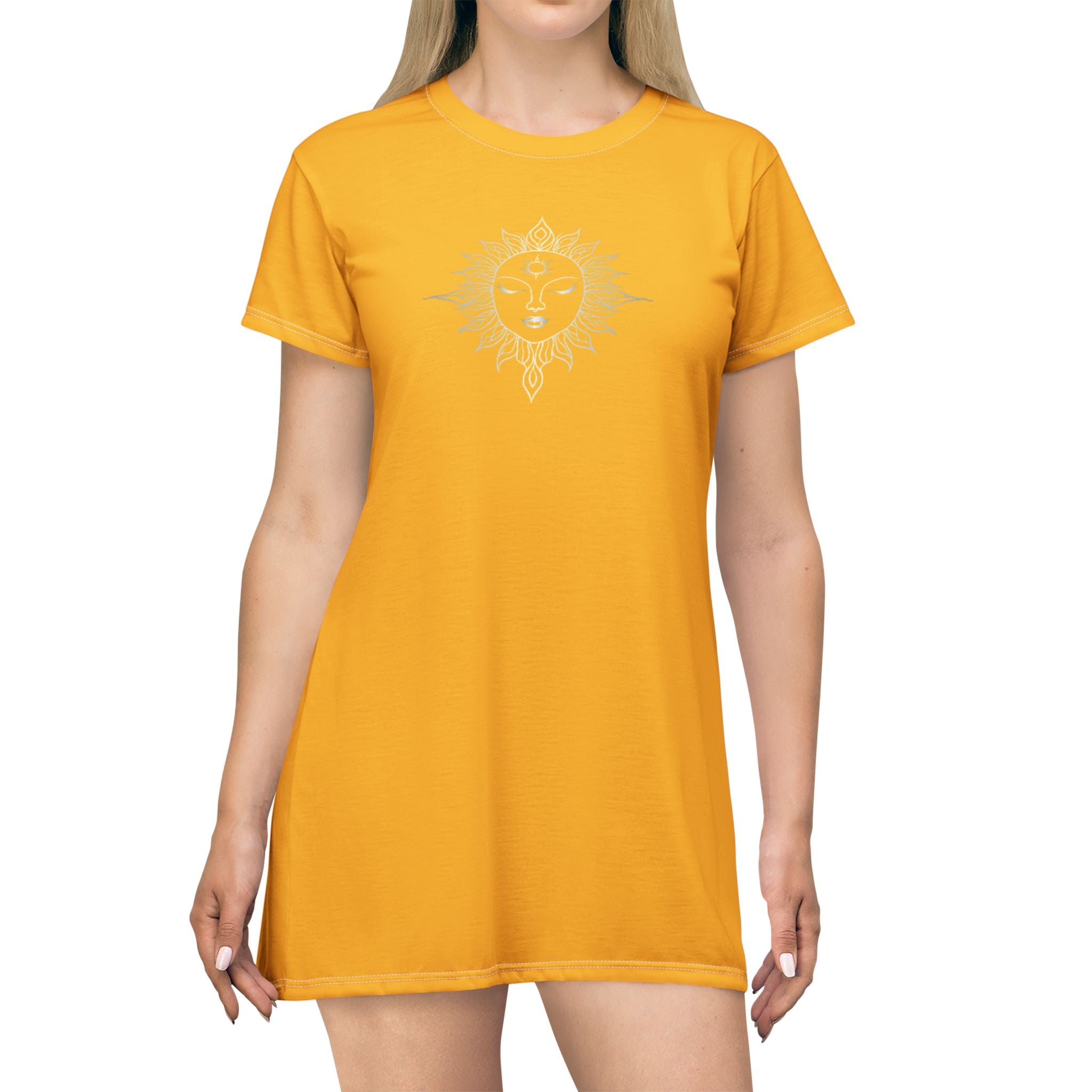 Sunshine Spirit T-Shirt Dress | Summer Spiritual Dress | Sacred Rebellion