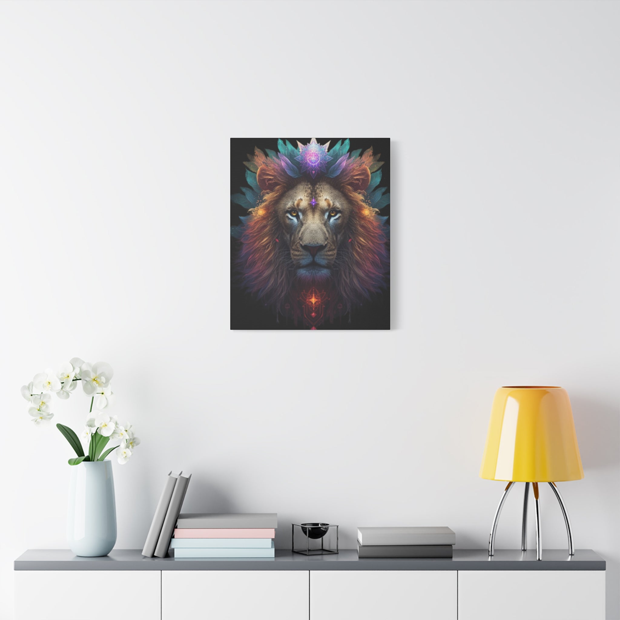 Canvas Art Lion Lightcode Activations