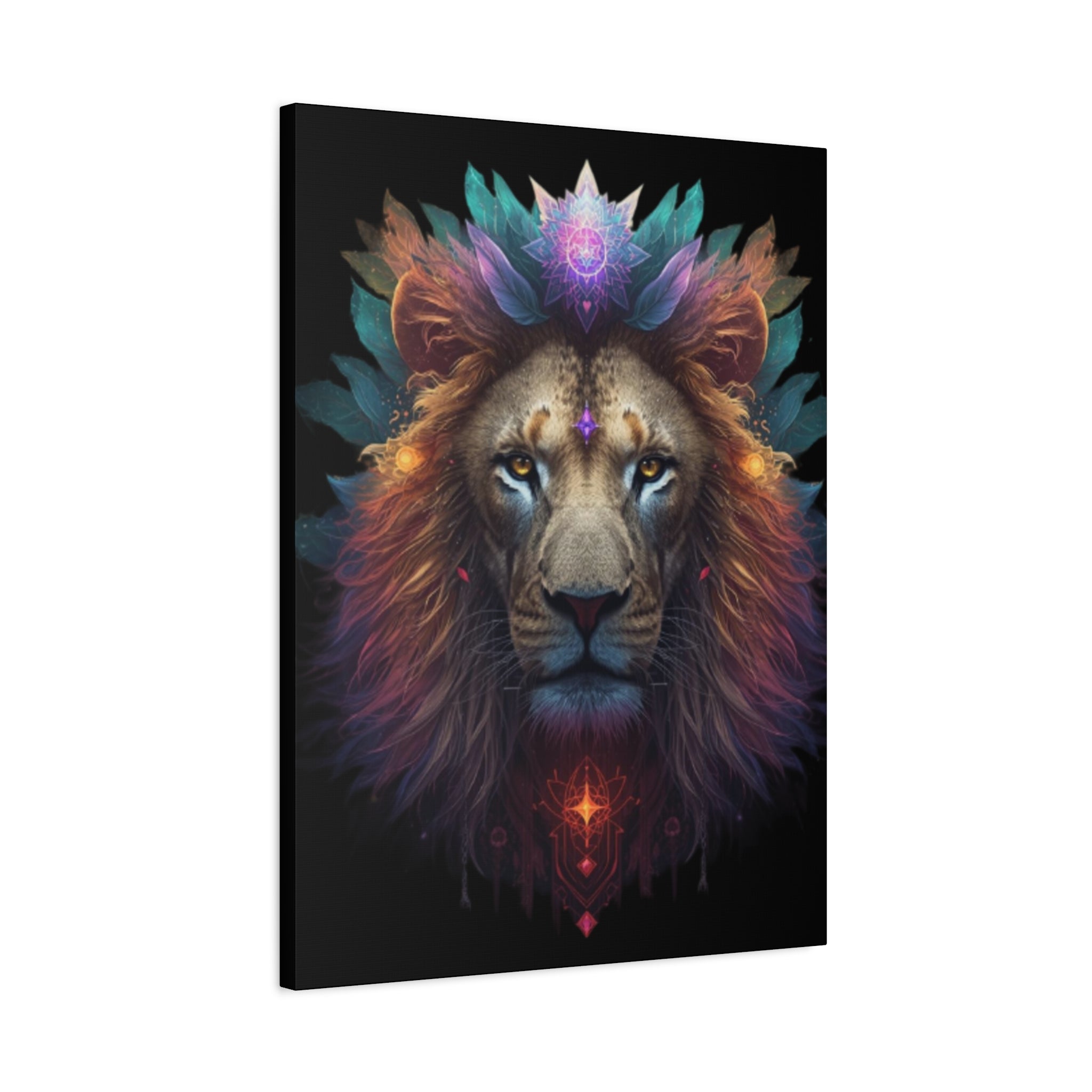 Canvas Art Lion Lightcode Activations