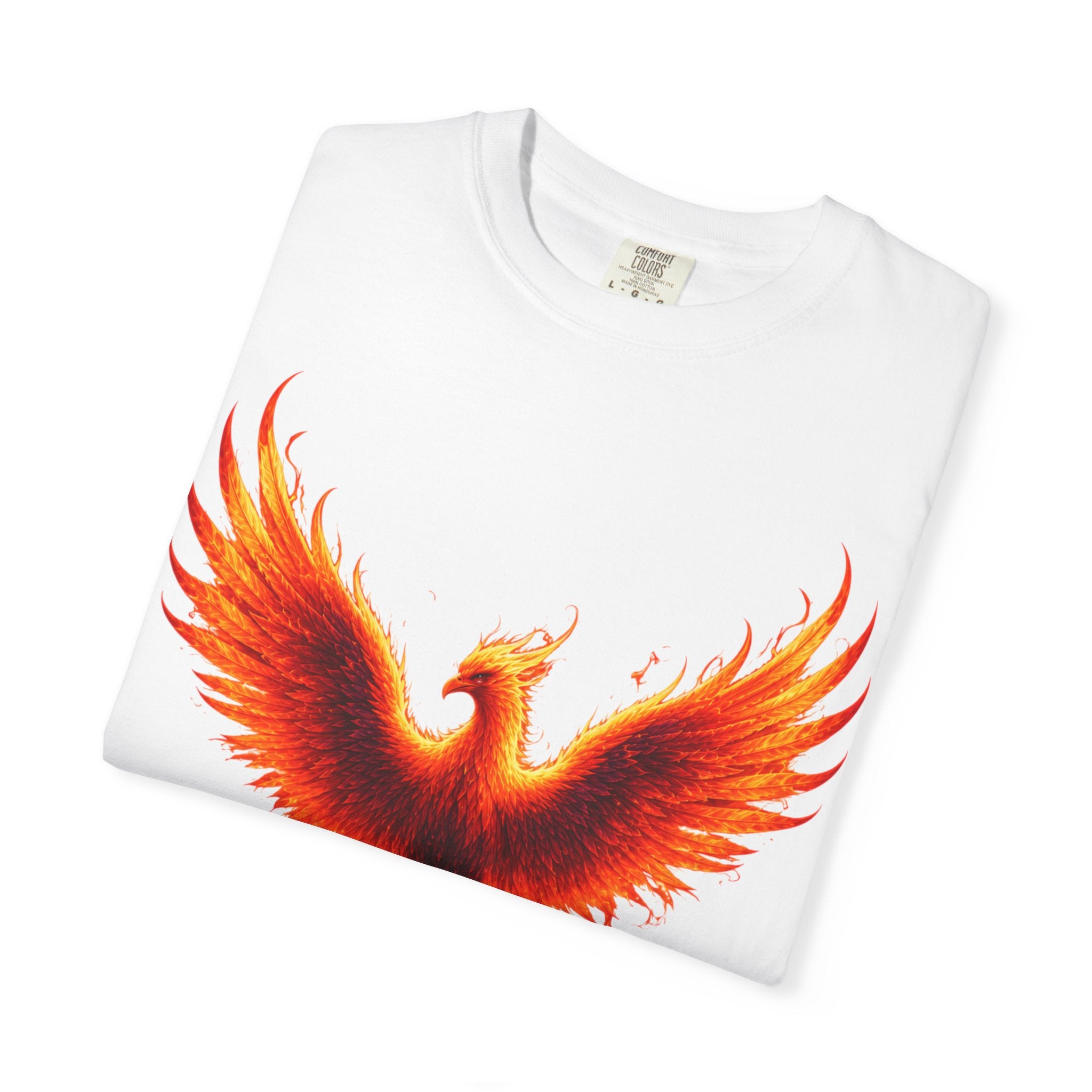 Phoenix Graphic T-Shirt — "Sacred Rebellion" Flame Bird Tee