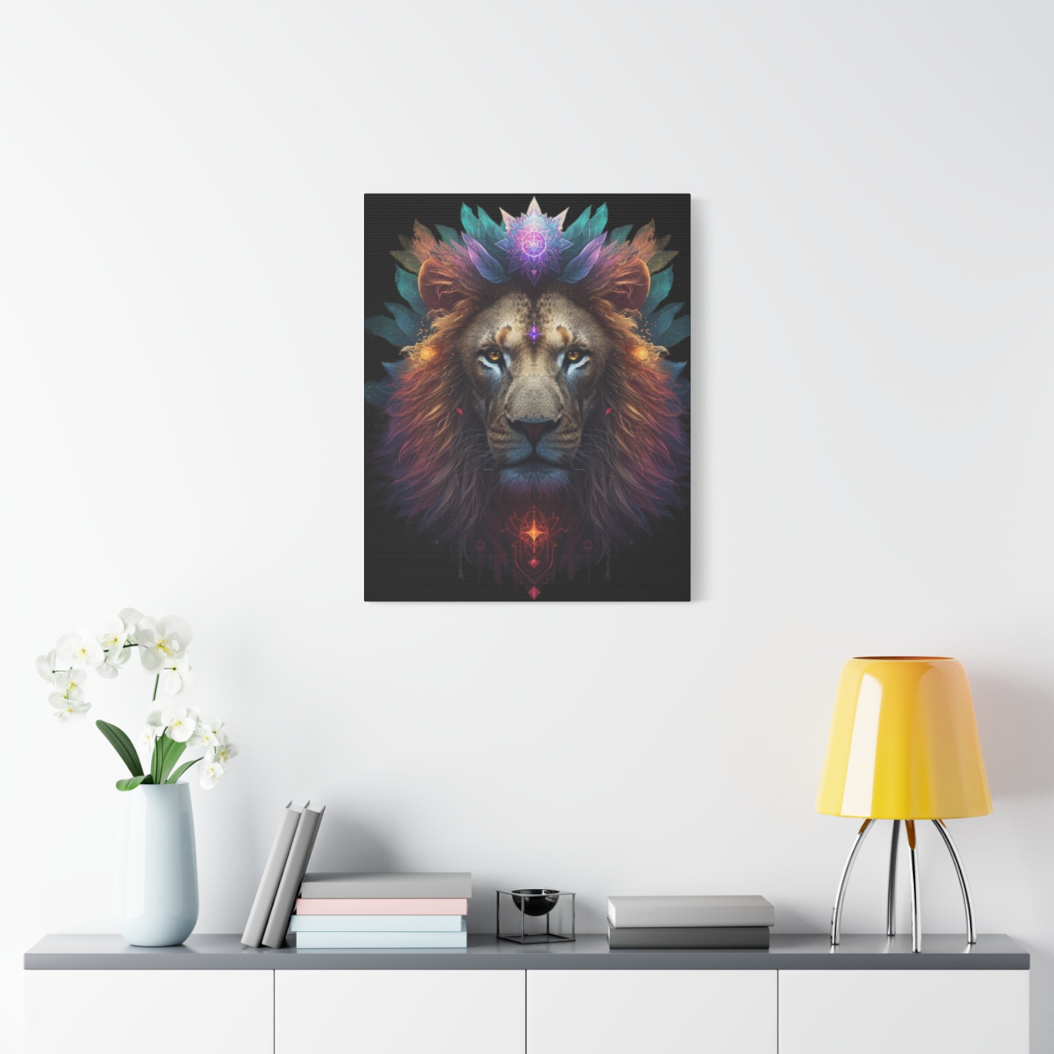 Canvas Art Lion Lightcode Activations