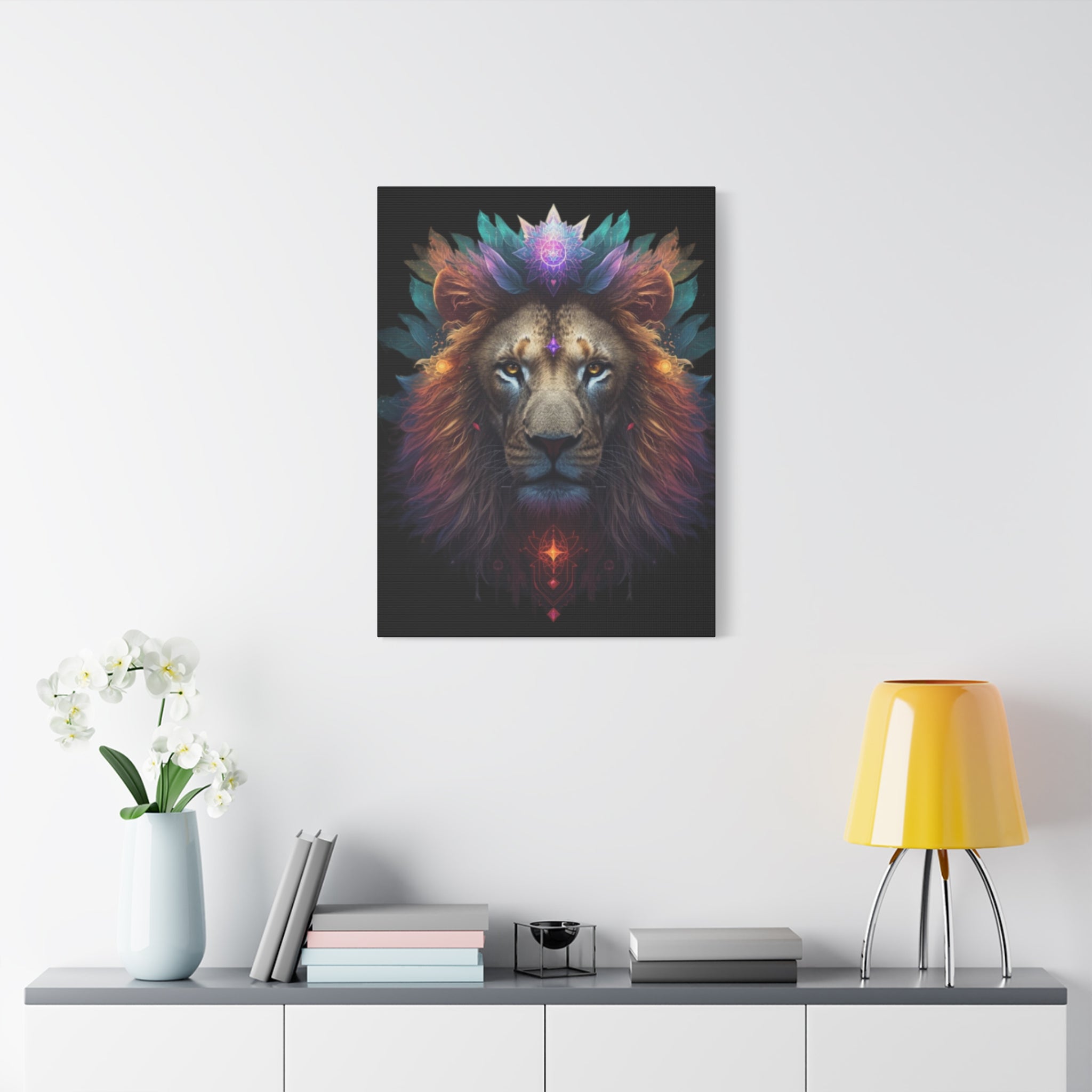 Canvas Art Lion Lightcode Activations