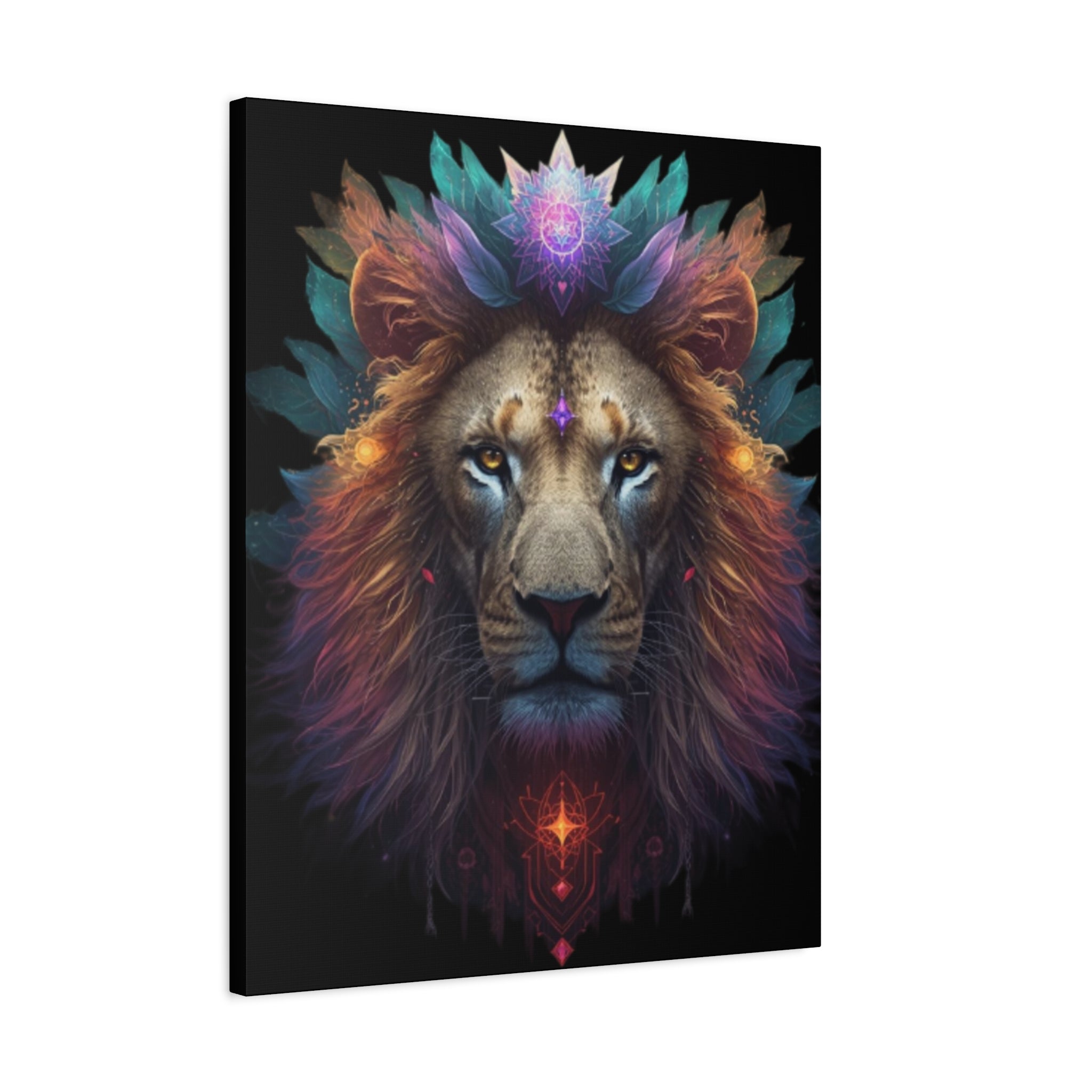 Canvas Art Lion Lightcode Activations