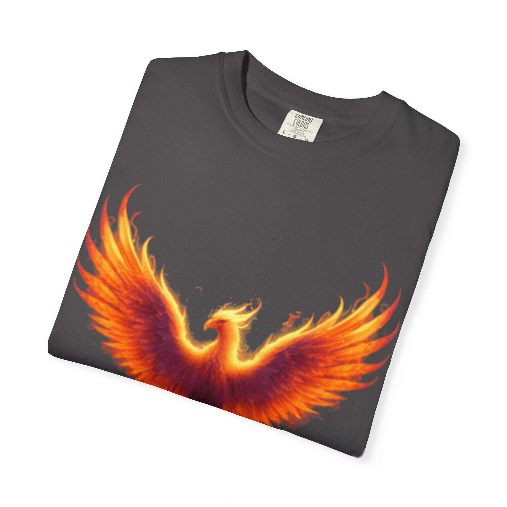 Phoenix Graphic T-Shirt — "Sacred Rebellion" Flame Design