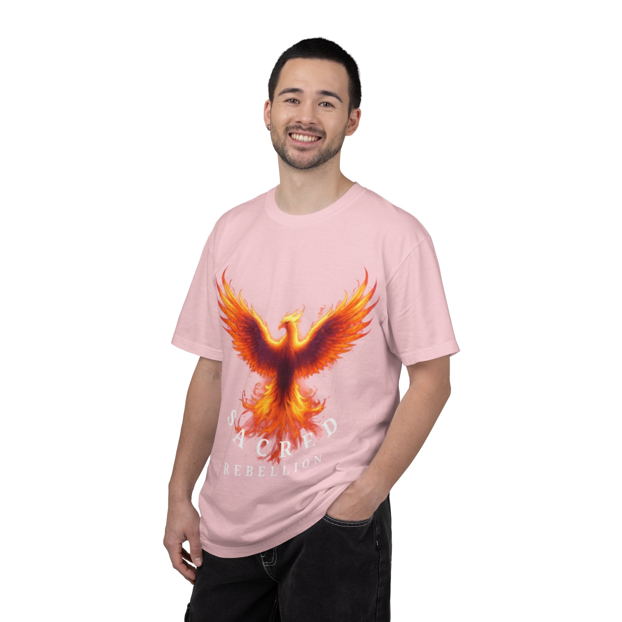 Phoenix Graphic T-Shirt — "Sacred Rebellion" Flame Design