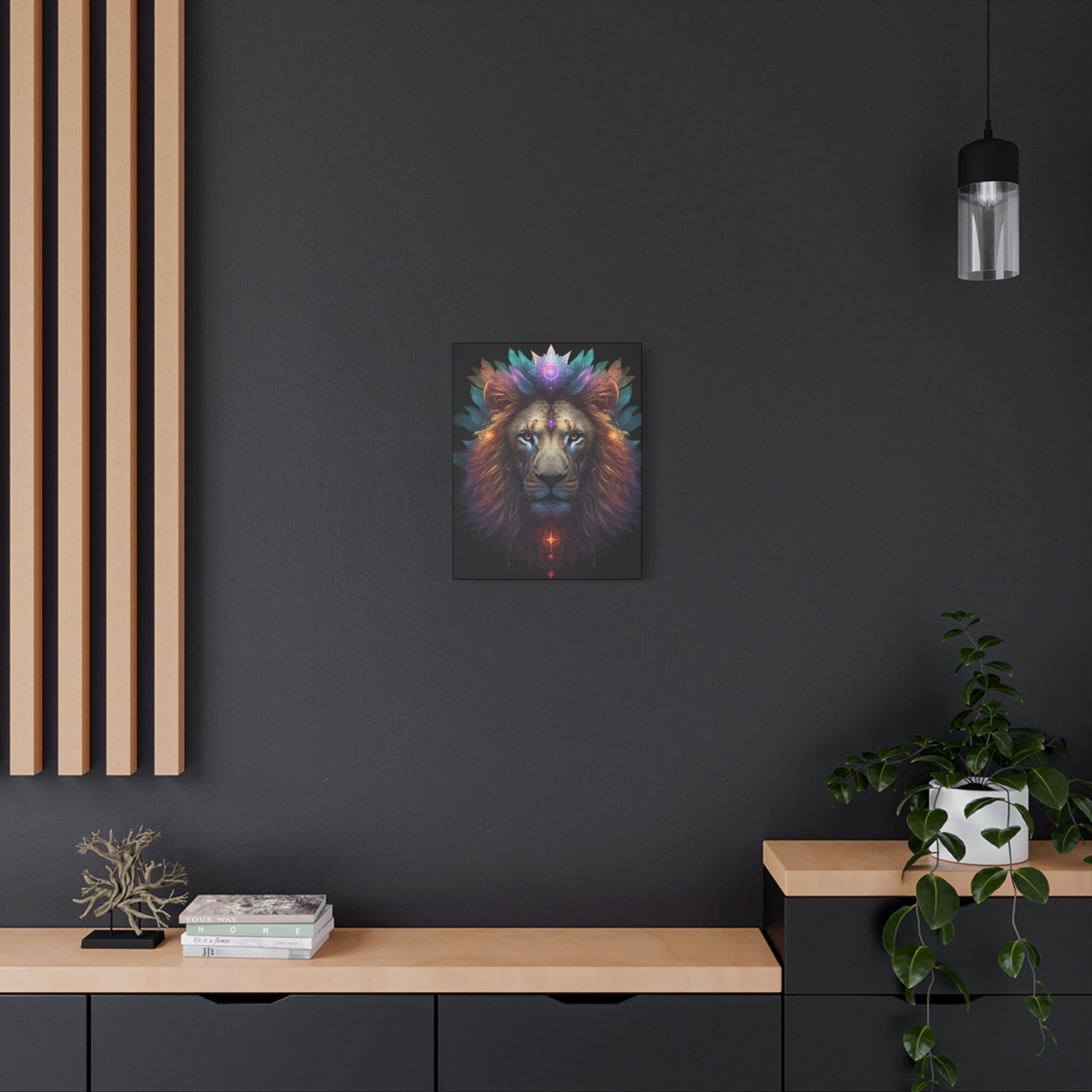 Canvas Art Lion Lightcode Activations