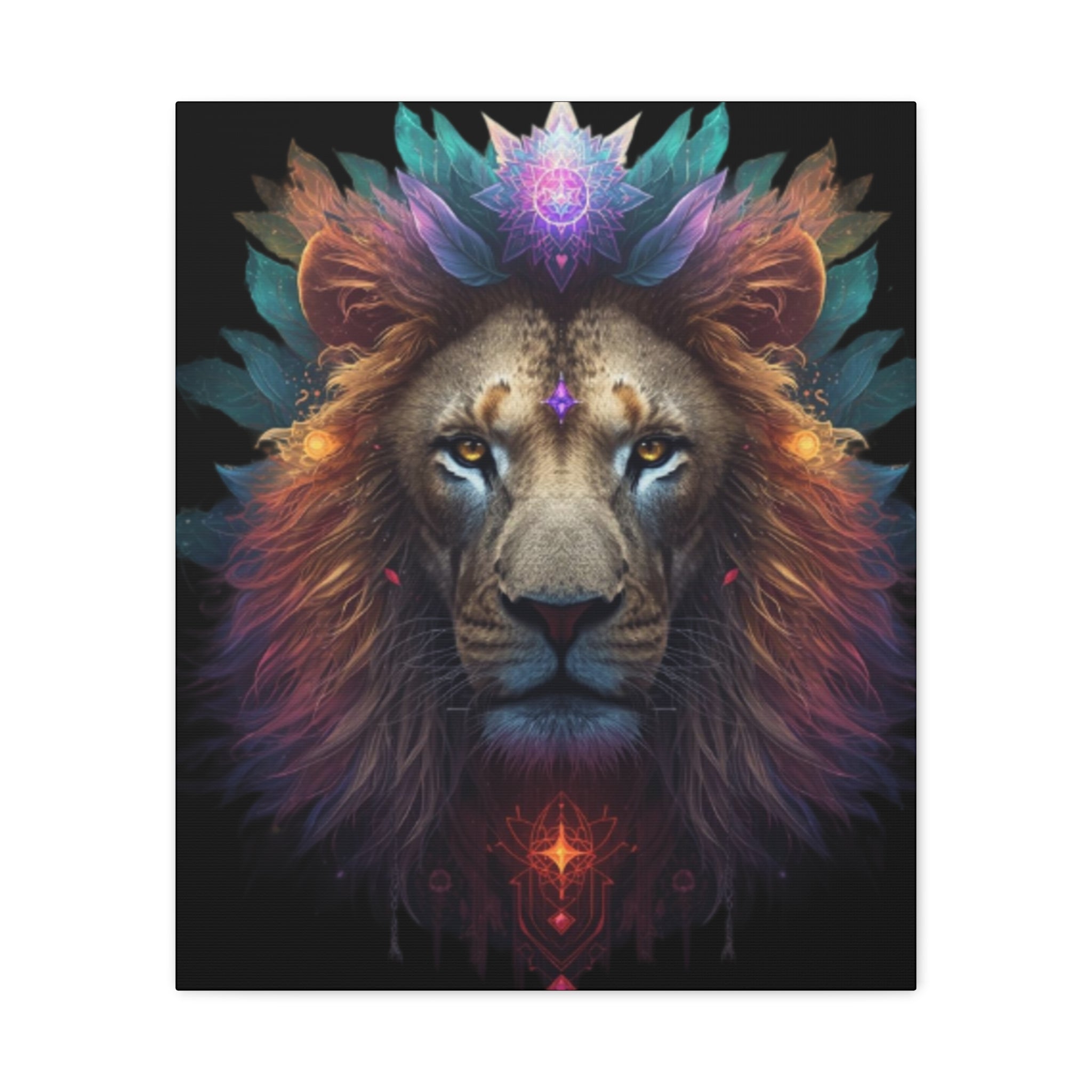 Canvas Art Lion Lightcode Activations