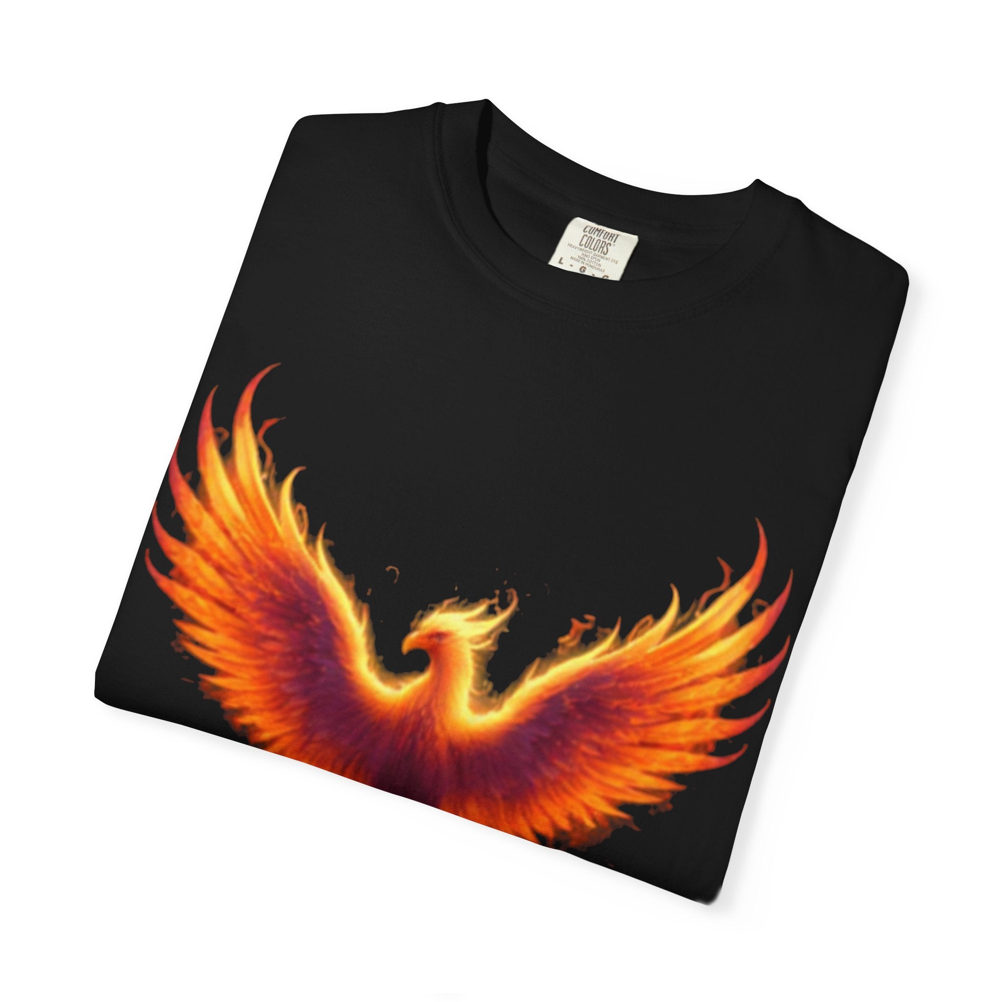 Phoenix Graphic T-Shirt — "Sacred Rebellion" Flame Design