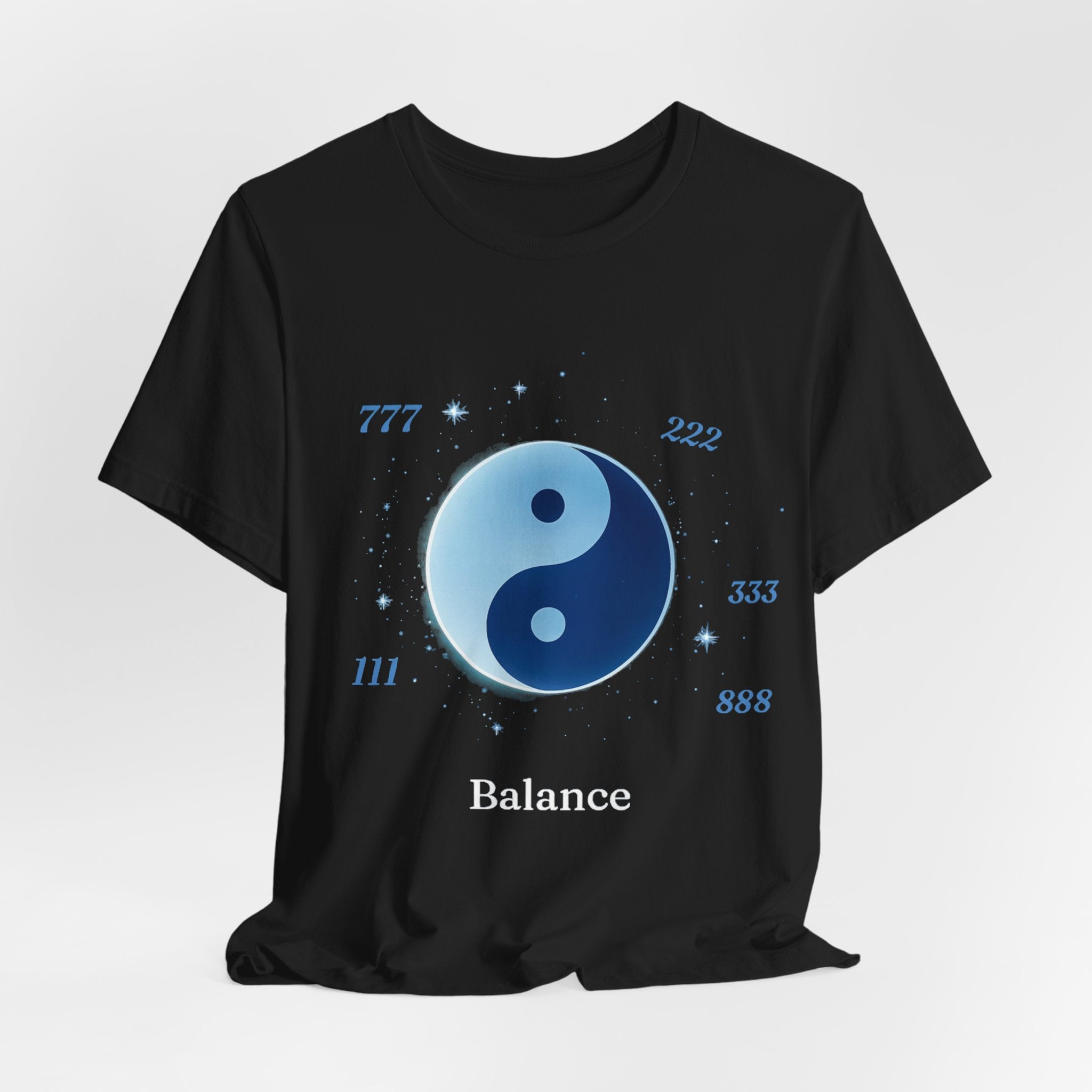 Yin Yang Spiritual Tee — Angel Numbers for Protection, Abundance & Guidance