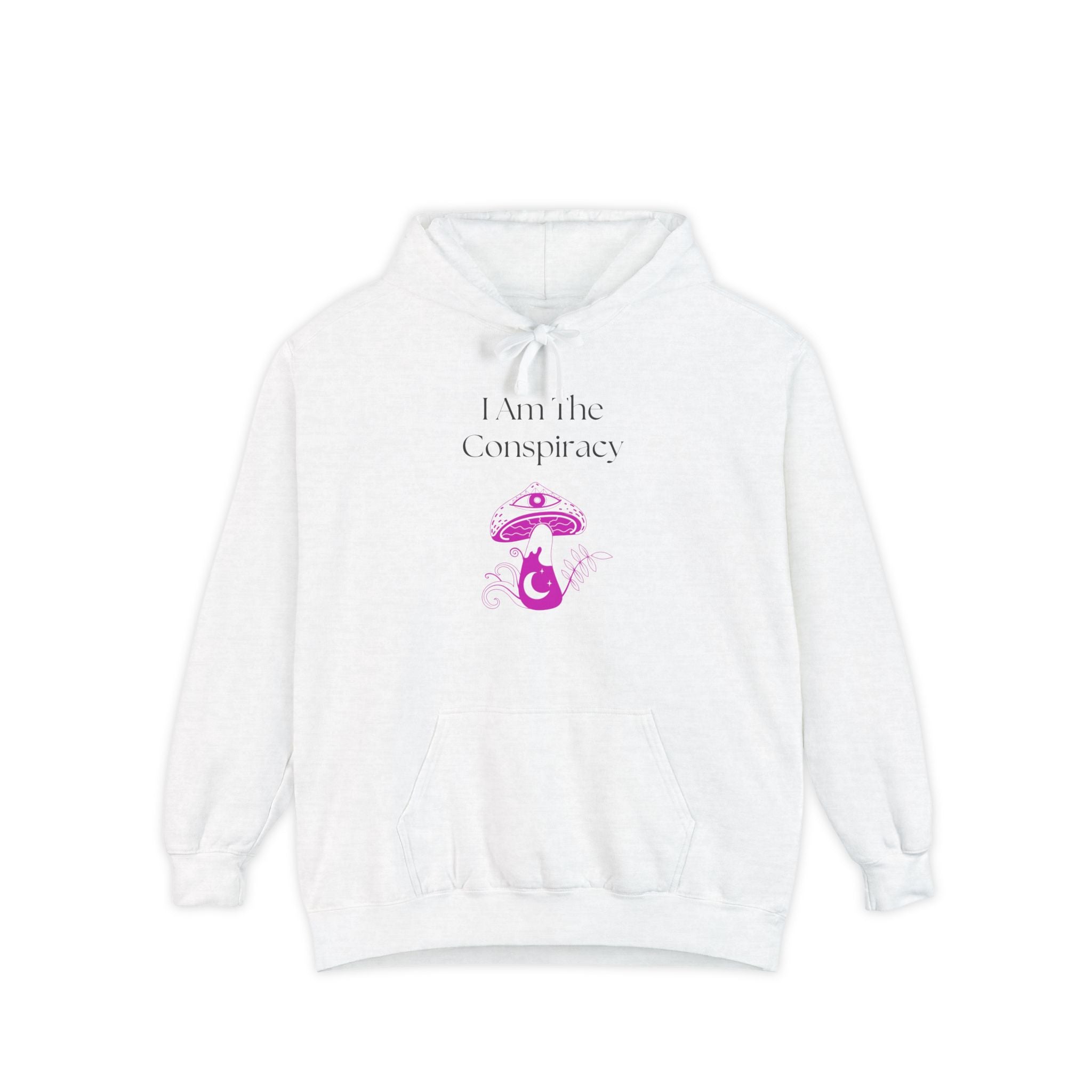 Unisex Alien Hoodie - 'I Am The Conspiracy' | Cozy Sweatshirt for Rebels, Gift for Awakened, Fun Streetwear