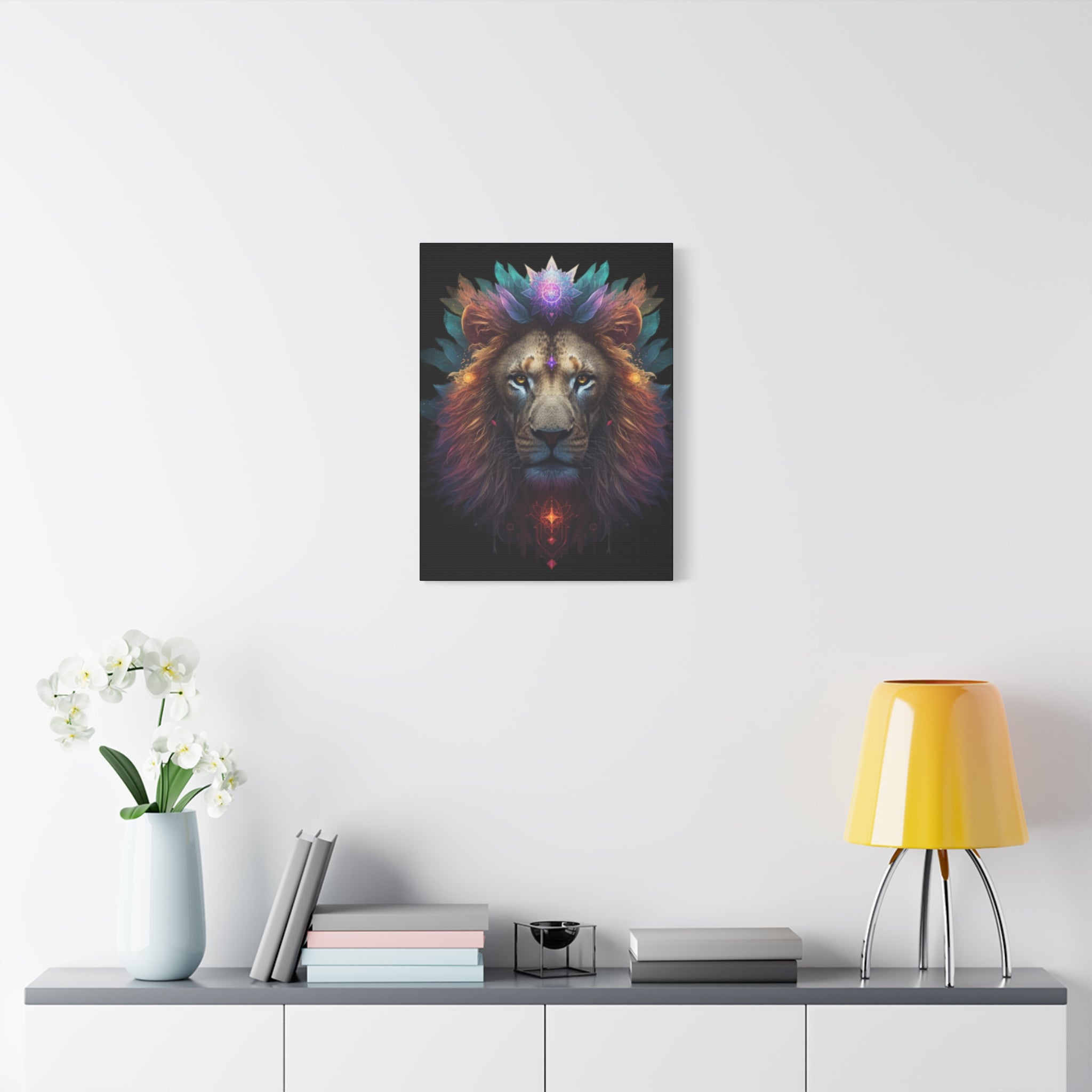 Canvas Art Lion Lightcode Activations
