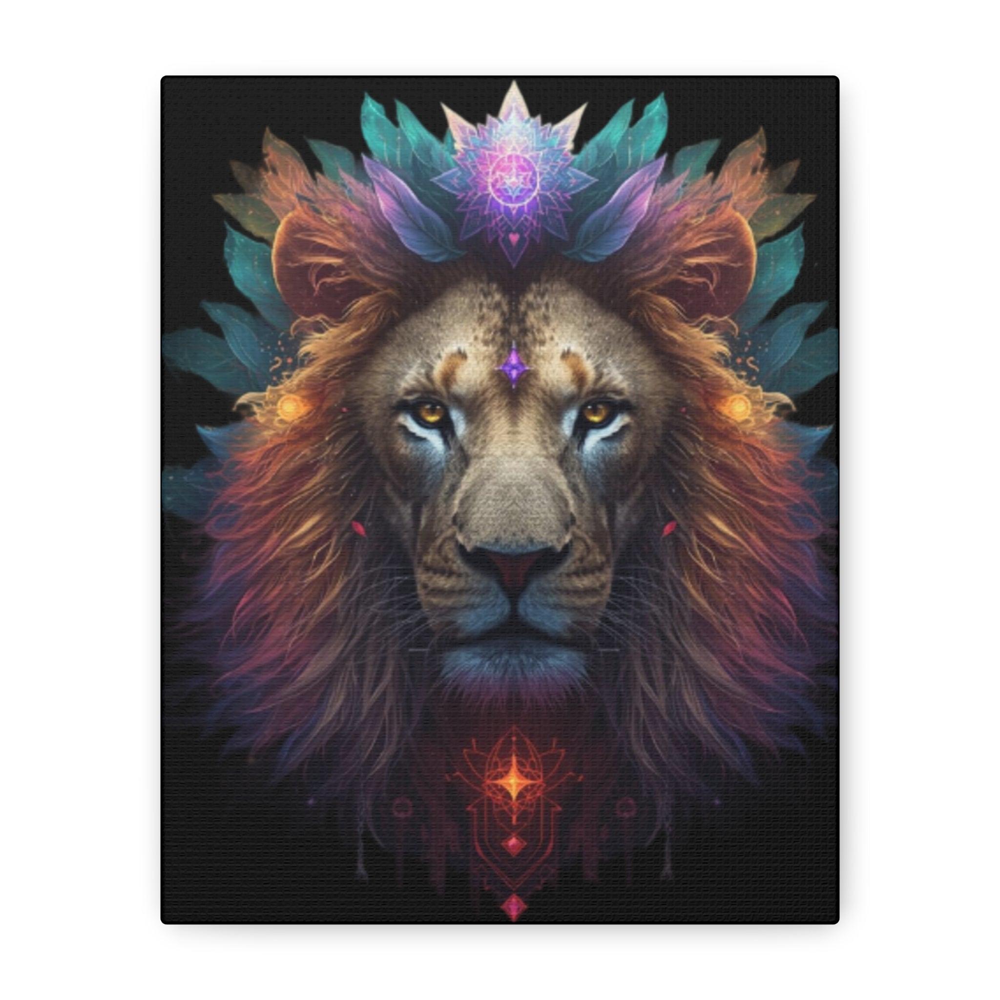 Canvas Art Lion Lightcode Activations