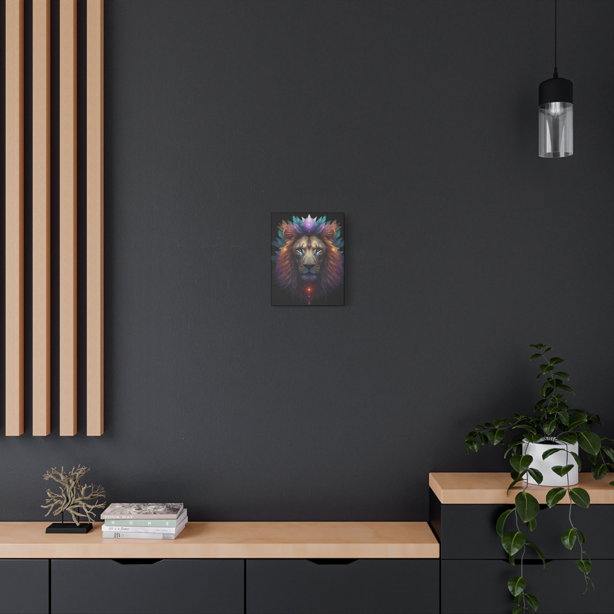 Canvas Art Lion Lightcode Activations